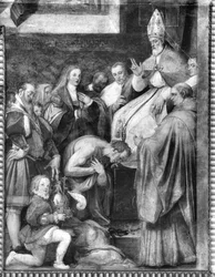 Papst Gregor VII. erlässt Kaiser Heinrich IV. (1050-1106)